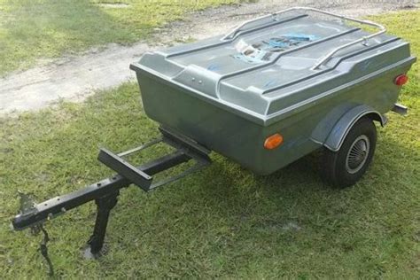I recommend that you check out several different options, and one will stand out to you and your own personal tastes. Pull-Behind Cargo Trailer for Motorcycle - $1400 (Westside ...