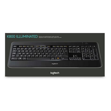 Logitech Wireless Illuminated Keyboard K800 Pccomponentes