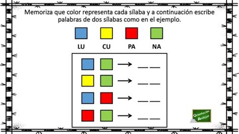 Cambiar Colores Por Silabaspage 0008 Orientación Andújar Recursos