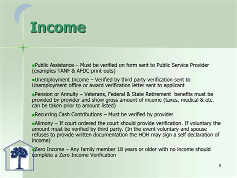 Aid to families with dependent children/temporary assistance for needy families. PPT - South Carolina State Housing Finance & Development ...
