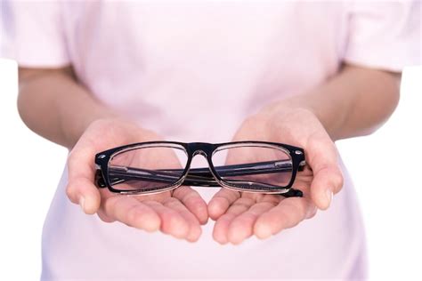 Premium Photo Doctor Offers Glasses For Sight