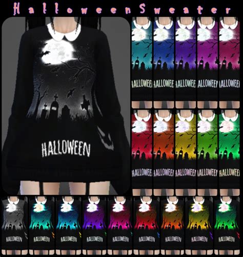 Decay Clown Sims Halloween Sweater Sims 4 Downloads