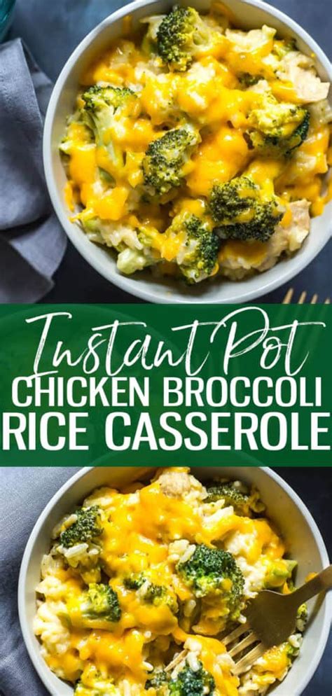 Healthy Chicken Broccoli Rice Casserole Minutes Eating Instantly