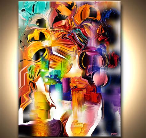 Prints Painting Colorful Abstract Print On Canvas 6185