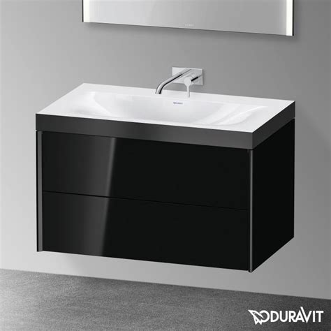 Nur noch 6 auf lager. Duravit XViu Waschtisch mit Waschtischunterschrank mit 2 ...