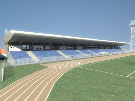 This photo is only to be used within wikipedia articles, in any language. Stadion - FKS Stal Mielec SA