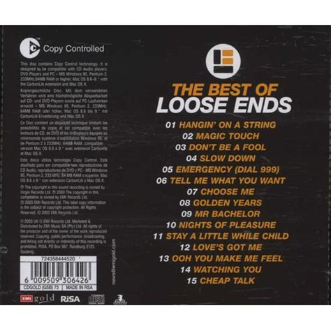 Best Of Loose Ends Cd Loose Ends Music Buy Online In South
