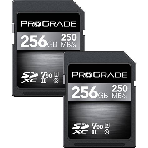 Sandisk® extreme pro™ cfast card. ProGrade Digital 256GB UHS-II SDXC Memory Card PGSD256GBCJ2BH