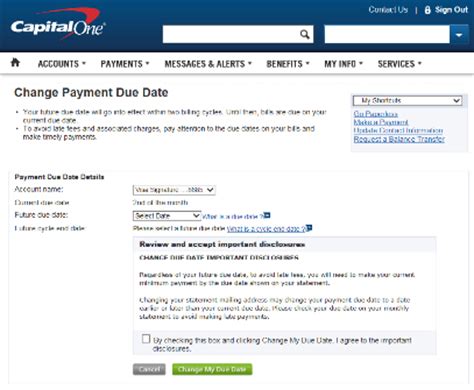 Follow these steps to make a capital one online payment How To Change Credit Card Due Dates Online at Each Bank