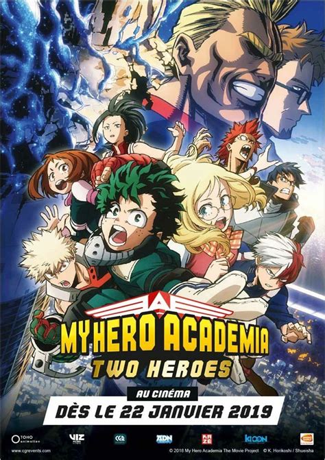 Casting De My Hero Academia Two Heroes