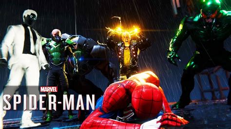The Sinister Six Appear Spider Man Ps4 Cutscene Youtube