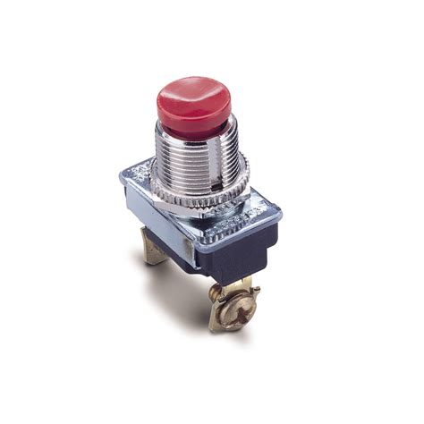 Spst Momentary Contact Push Button Switch Red