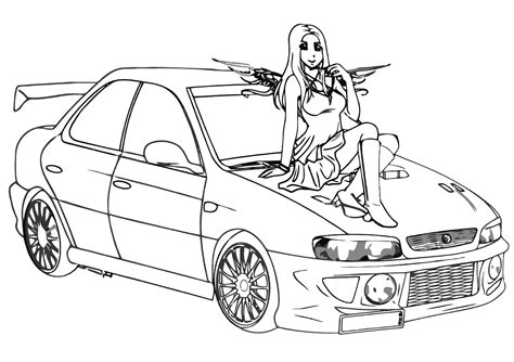 Subaru Coloring Pages Coloring Pages