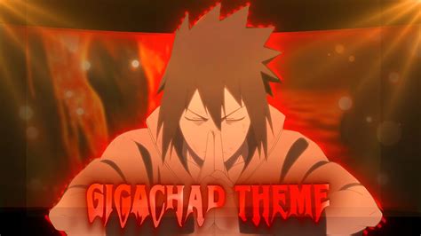 Gigachad Theme Sasuke Uchiha Amvedit Very Quick Youtube