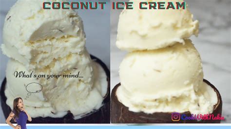 HOW TO MAKE COCONUT ICE CREAM AT HOME YouTube