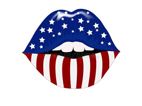 Lips Stock Vector Illustration Of America Romantic 30290001