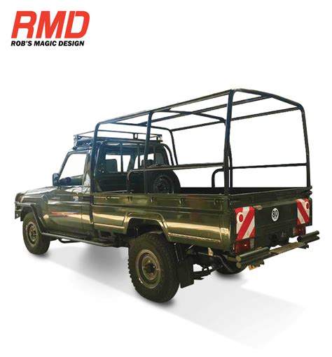Toyota Land Cruiser 79 External Roll Cage To Suit Front Facing Seats