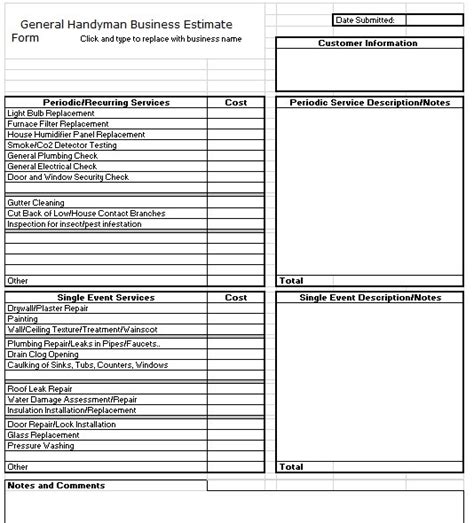 Types, calculation, rules and regulations and applicability of rera and gst. 12 Free Sample Home Repair Estimate Templates - Printable ...