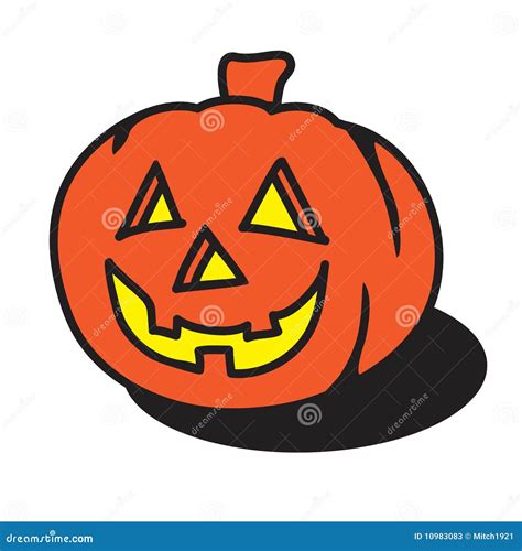 Halloween Pumpkin Stock Vector Illustration Of Vector 10983083