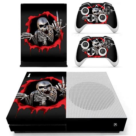 New Cool Skull Decal Skin For Xbox One S Console