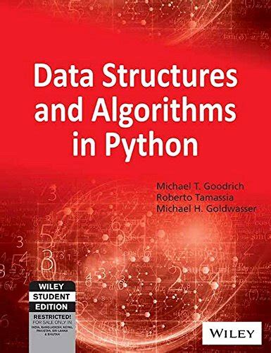 Data Structures And Algorithms In Python Michael T Goodrich Roberto