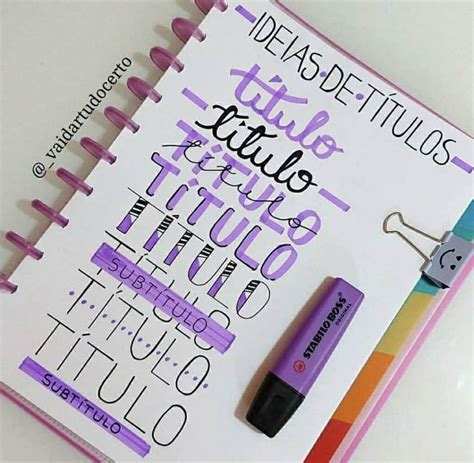 Titles Titulos Bonitos Para Apuntes Libreta De Apuntes Tutorial De