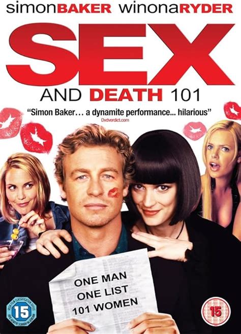 Sex Death 101 Edizione Regno Unito Import Amazonfr Simon Baker Winona Ryder Patton