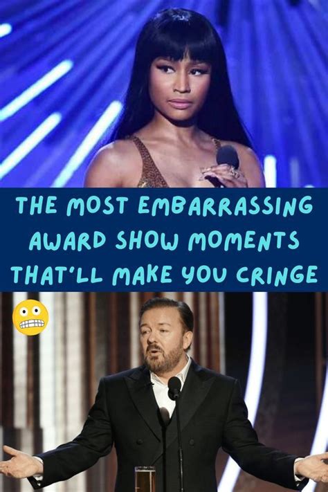 The Most Embarrassing Award Show Moments Thatll Make You Cringe Funny Facts Funny Memes Prom