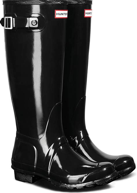 Hunter Womens Original Tall Gloss Rain Boot Free Shipping And Free Returns Womens Boots