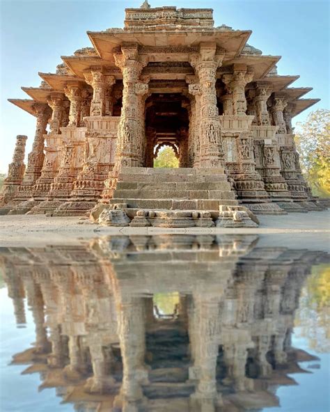 Location Modhera Sun Temple Built In 1026 Ad Dedicated To Lord Surya