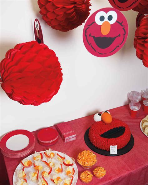 Celebrating With Elmo Birthday Party Martha Stewart