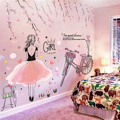 Beautiful Girl Wall Stickers For Kids Rooms Wall Stickers Girl Room