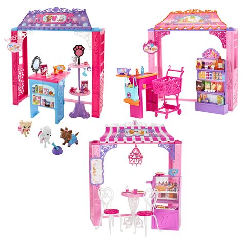 Barbie Barbie Malibu Shops With Doll 3 Assortments Playone