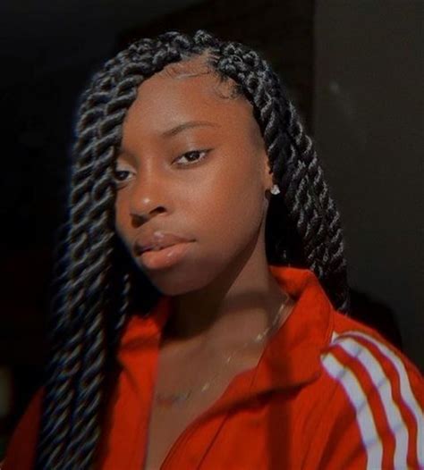 ‼️ Follow Swaybreezy For More ️🧸 Twist Braid Hairstyles Girls