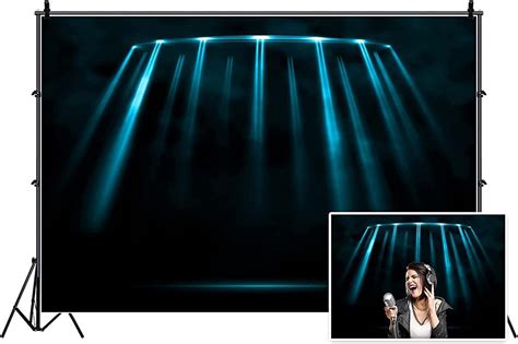 Buy Yeele 7x5ft Stage Spotlight Backdrop Concert Live Blue Light Banner
