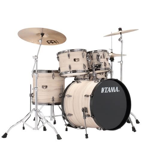 Tama Imperialstar 22 White Birch Wrap Drum Kit