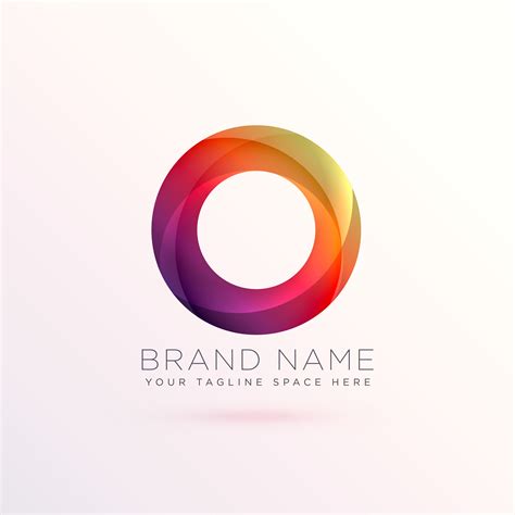 Colroful Abstract Circle Logo Design Template Download Free Vector