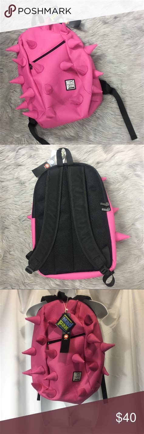 mad pax pink spiketus rex backpack bookbag backpacks bookbags women shopping