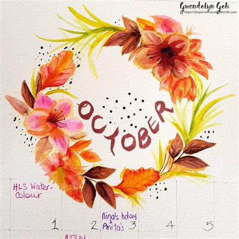 Happy Little Stampers Hls October Watercolour Challenge