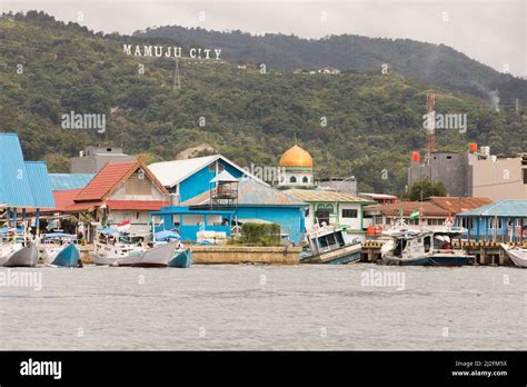Harbor And Docks In Mamuju City Sulawesi Indonesia Asia Stock Photo