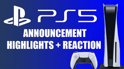 Playstation 5 Reveal Event Reaction Ps5 Reveal Youtube