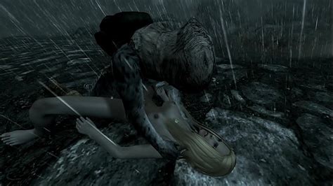 Skyrim Female Dragonborn Defeated And Violated On