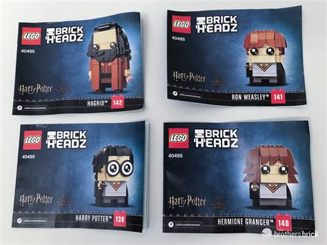 Lego Brickheadz Harry Potter 40495 Harry Hermione Ron And Hagrid Tbb