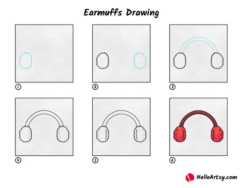 Earmuffs Drawing Helloartsy