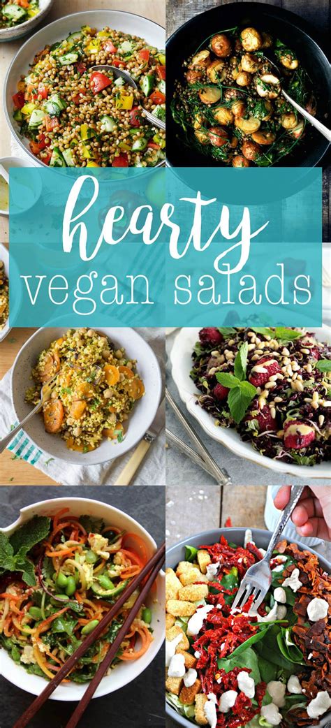 15 Hearty Vegan Salad Recipes That Will Actually Fill You Up Vegan Recipes Clean Eating