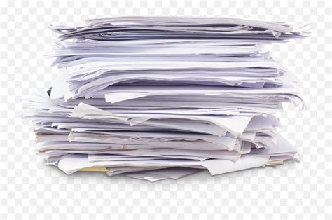 Download Stack Of Papers Office Paper Waste Pngstack Of Papers Png