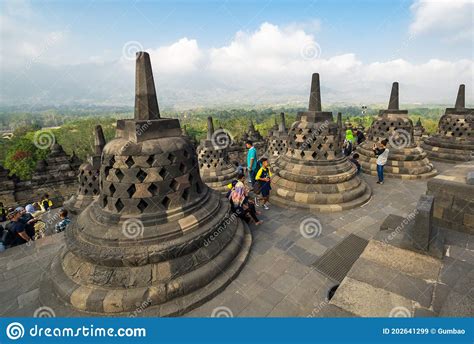 Borobudur Or Barabudur Is A 9th Century Mahayana Buddhist Temple In