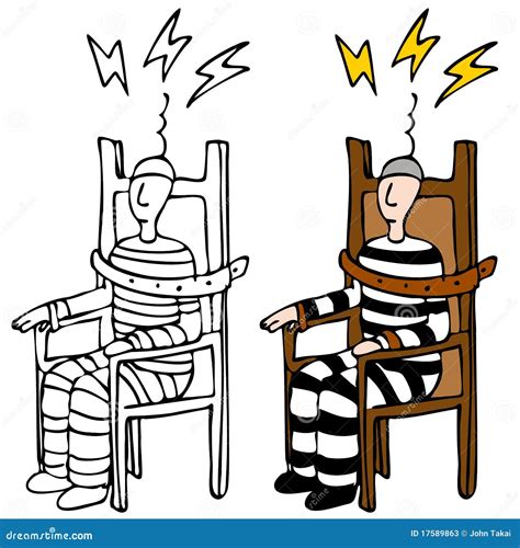 Electric Chair Stock Vector Illustration Of Penalty 17589863