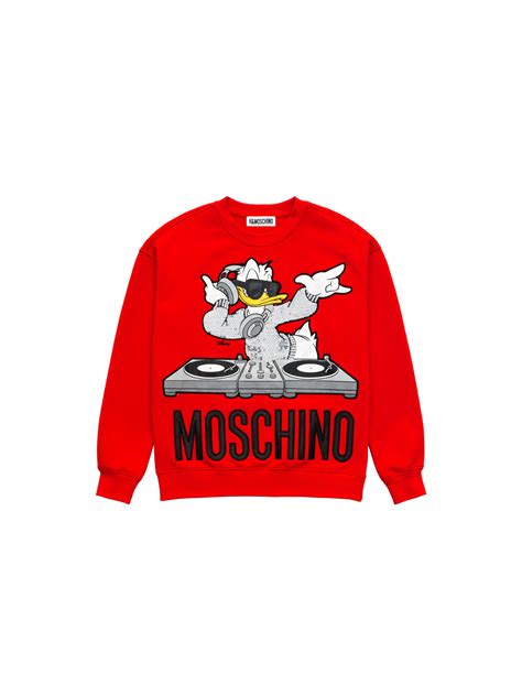 Handm X Moschino Sweatshirt With Appliqués