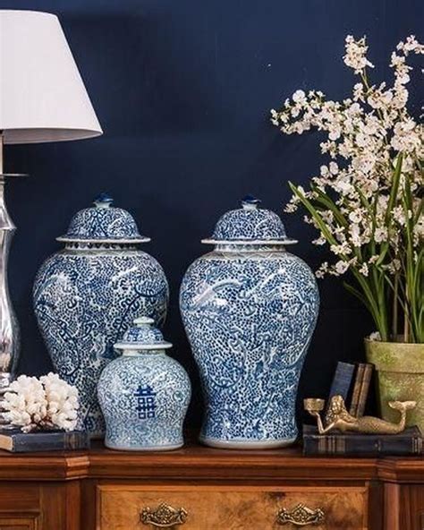 35 Beautiful Ginger Jars Decor Ideas For Living Rooms Homyhomee
